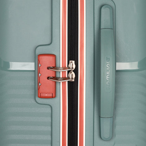 Kamiliant Zakk Secure Color Pop Slate Grey Trolley Bag