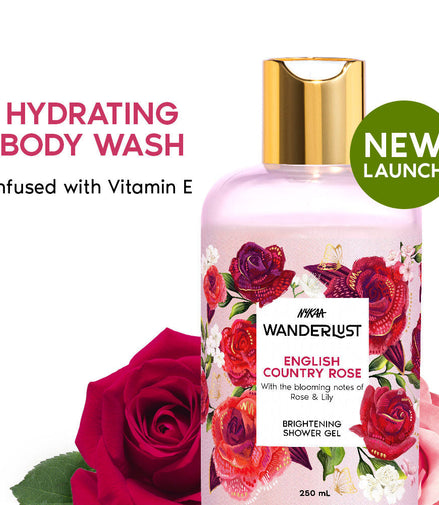 Nykaa Wanderlust Shower Gel - English Rose