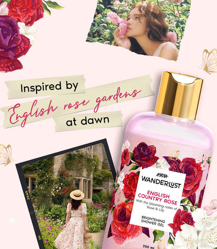 Nykaa Wanderlust Shower Gel - English Rose