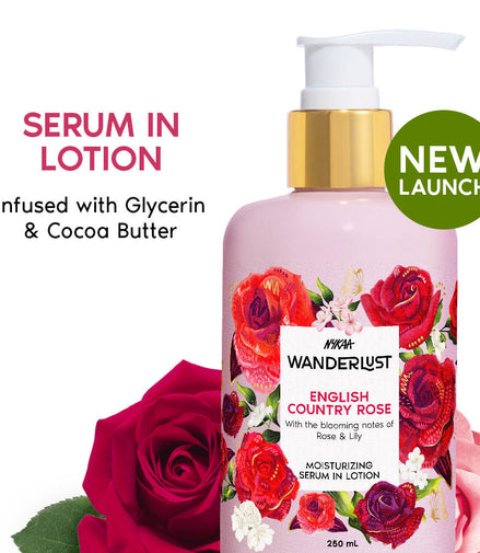 Nykaa Wanderlust Body Lotion - English Rose