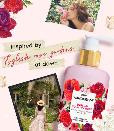 Nykaa Wanderlust Body Lotion - English Rose