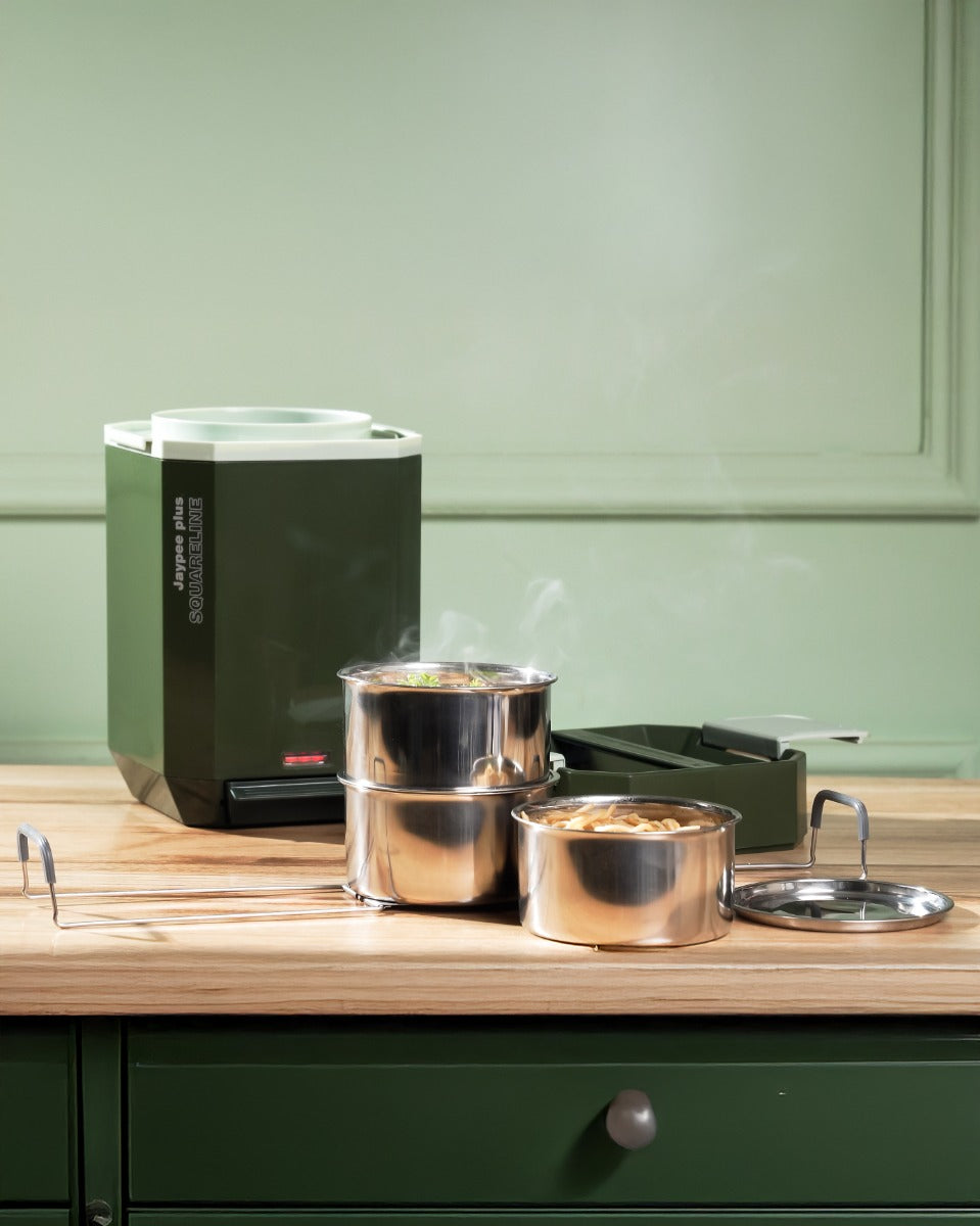 Jaypee Squareline Electric Lunch Box