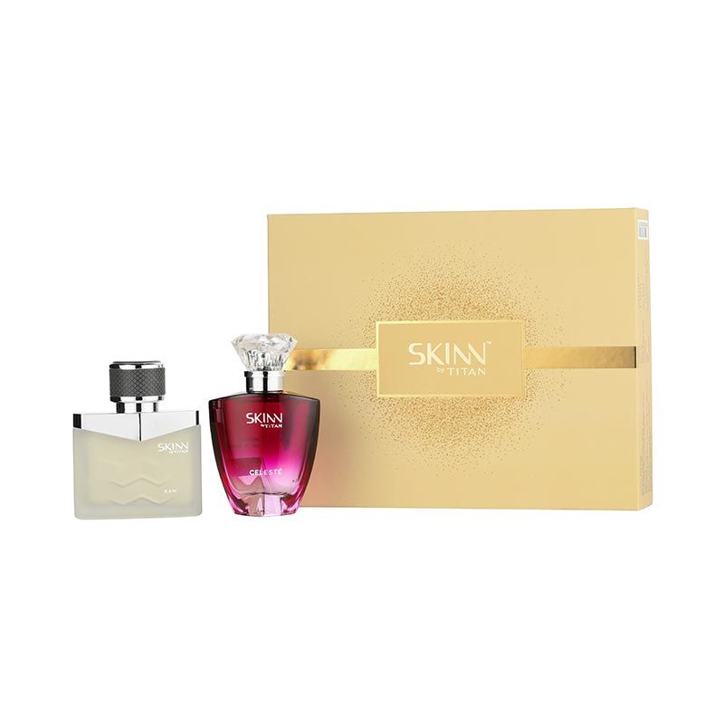 Skinn by Titan Raw & Celeste EDP Gift Set | Perfumes for Men & Women - image 1 of 3 - Perfume