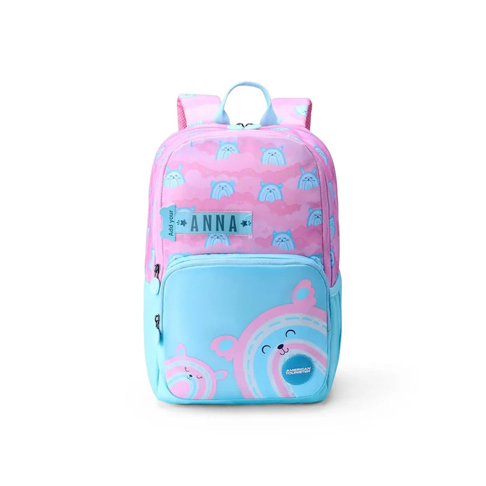 American Tourister Diddle 4.0 Rainbow Pink Kids Backpack