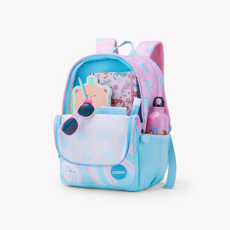 American Tourister Diddle 4.0 Rainbow Pink Kids Backpack