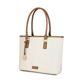 Lavie Luxe Mono Sherry Pro Satchel — Off White