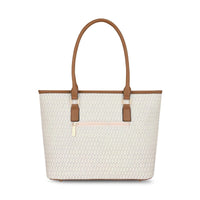 Lavie Luxe Mono Sherry Pro Satchel — Off White