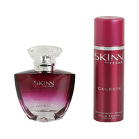 Skinn by Titan Celeste Coffret — EDP & Deo Gift Set for Women