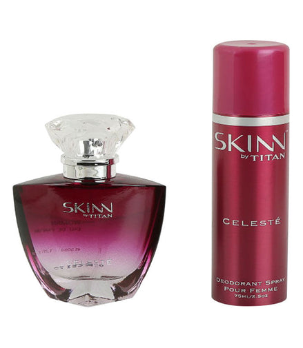 Skinn By Titan Celeste Coffret Perfume & Deodorant Gift Set For Women - image 1 of 5 - Deodorant