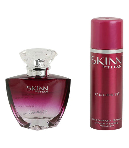 Skinn by Titan Celeste Coffret — EDP & Deo Gift Set for Women