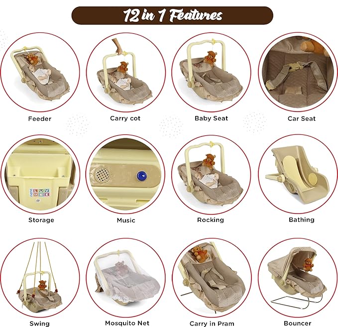 -  12 IN 1 BABY BOUNCER - image 6 of 6 - baby bouncer