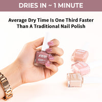 Nykaa Quick Dry Nail Enamel — side view