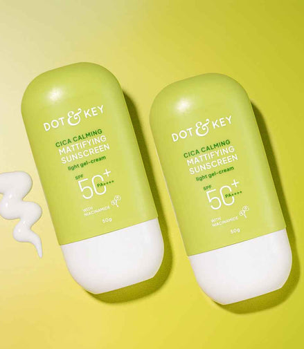 Dot & Key SPF 50+ Cica & Niacinamide Sunscreen 50g, Pack of 2