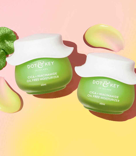 Dot & Key Cica Calming Oil Free Moisturizer, Pack of 2