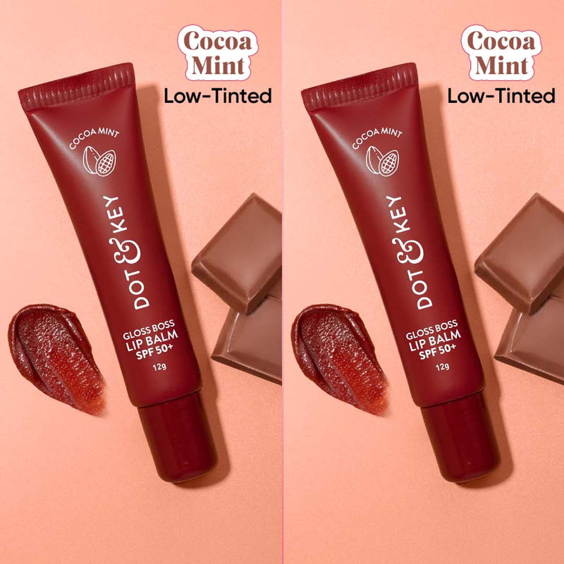 Dot & Key SPF 50+ Vitamin C + E Brightening Lip Balm Cocoa Nude
