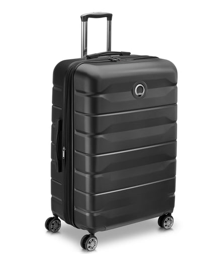 Delsey Paris Air Armour Hardside Checked Luggage Black