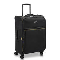 Delsey Paris Brochant 3.0 Softside Expandable Checked Luggage Deep Black