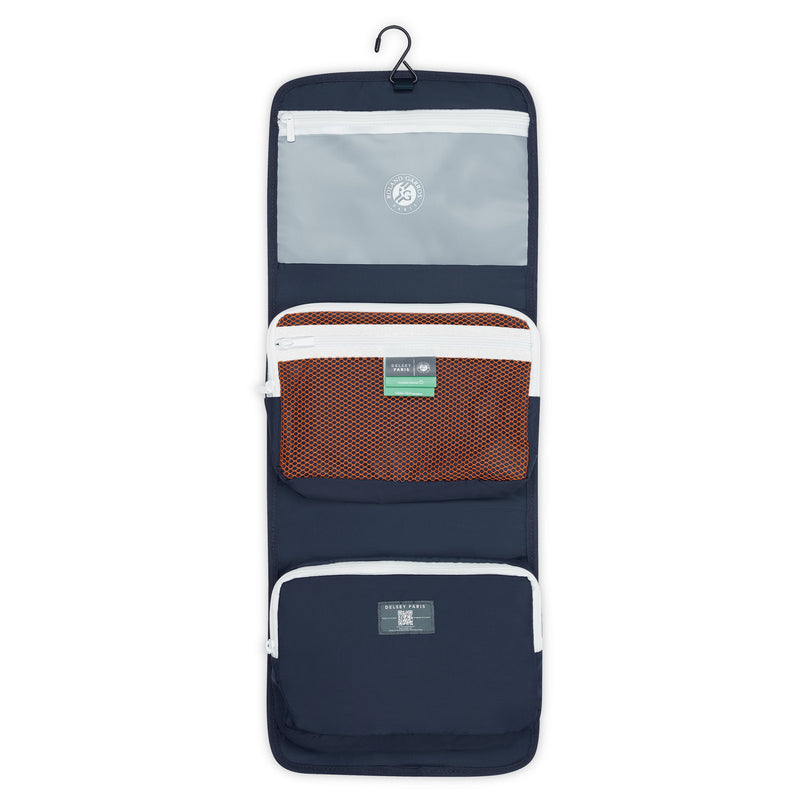Delsey Paris Roland Garros Striped Toiletry Bag Blue