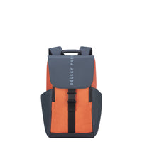 Delsey Paris Securflap Laptop Backpack Orange