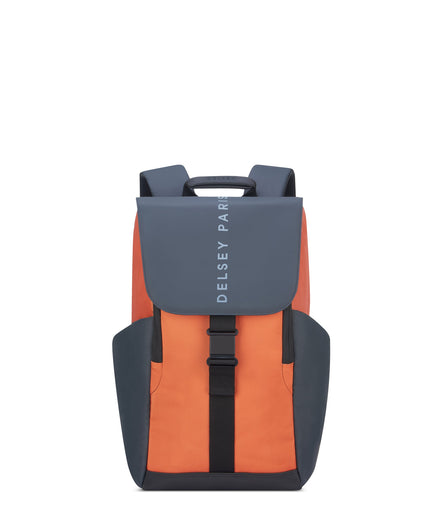 Delsey Paris Securflap Laptop Backpack Orange