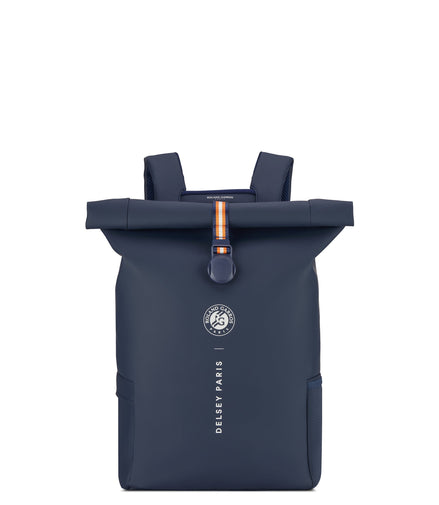 Delsey Paris Roland Garros Turenne Roll Top Backpack Navy