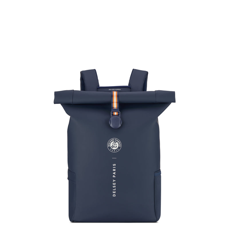 Delsey Paris Roland Garros Turenne Roll Top Backpack Navy