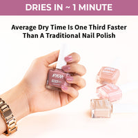 Nykaa Quick Dry Nail Enamel — back view