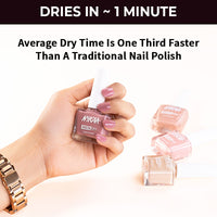 Nykaa Quick Dry Nail Enamel — side view