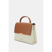 Lavie Luxe Mono Marsh Handbag — Off White