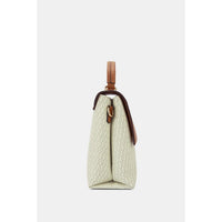 Lavie Luxe Mono Marsh Handbag — Off White
