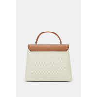 Lavie Luxe Mono Marsh Handbag — Off White