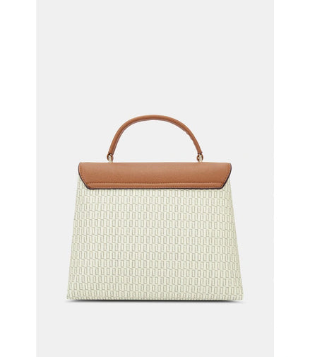 Lavie Luxe Mono Marsh Handbag — Off White