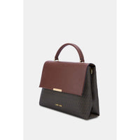 Lavie Luxe Mono Marsh Handbag — Brown