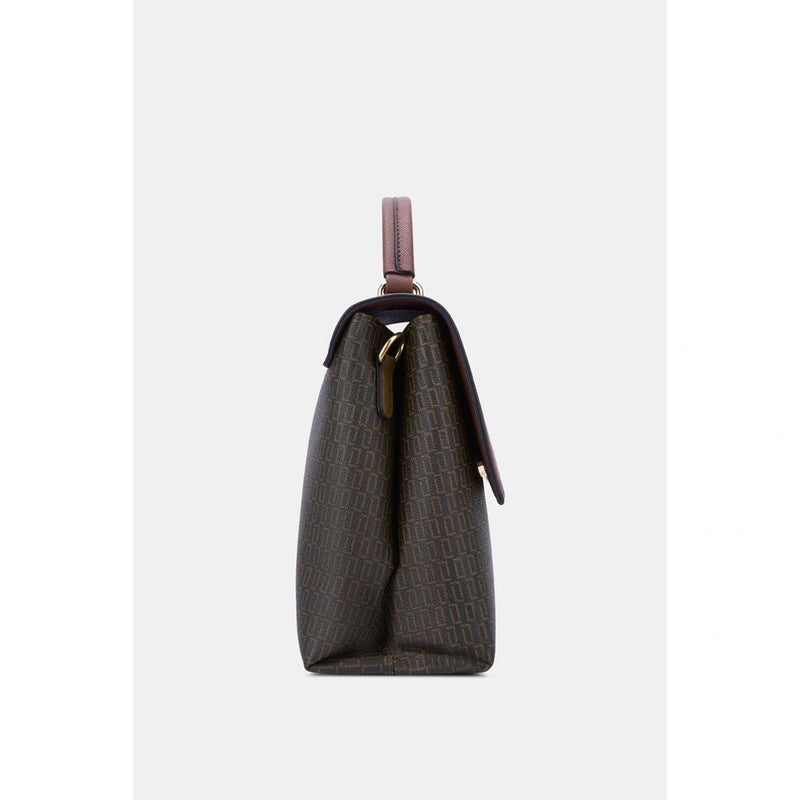 Lavie Luxe Mono Marsh Handbag — Brown