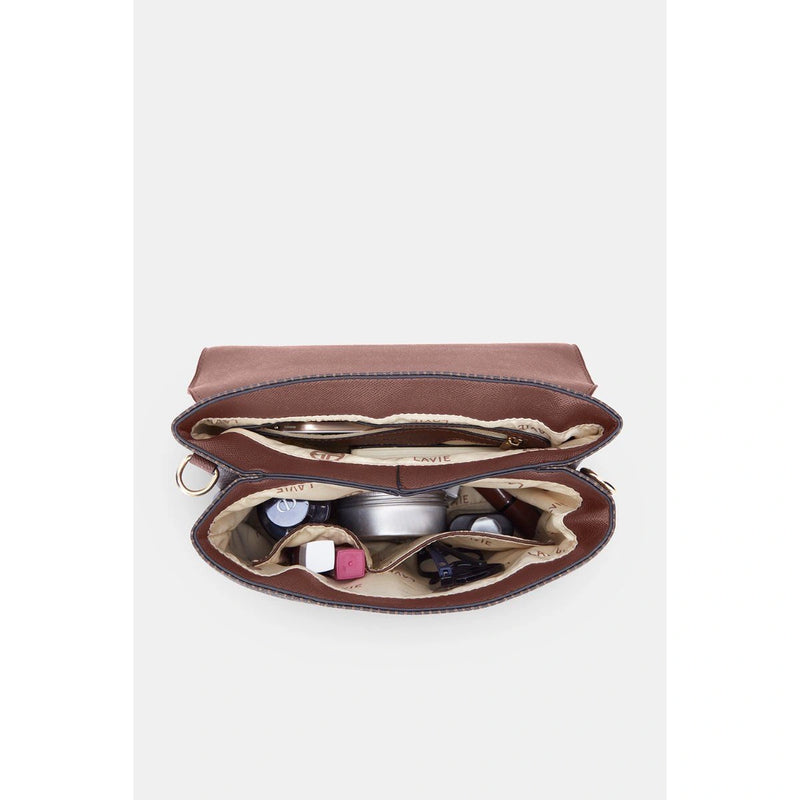 Lavie Luxe Mono Marsh Handbag — Brown