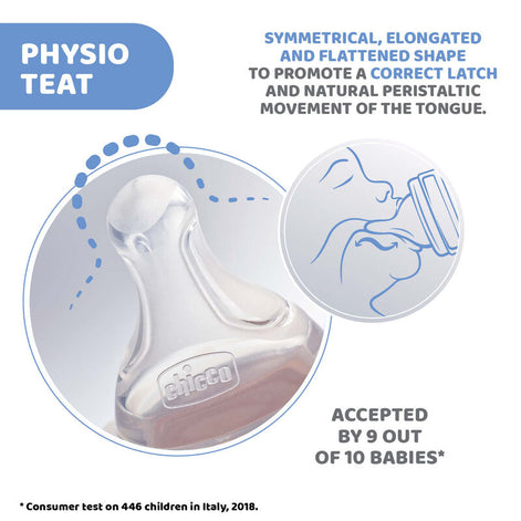 Chicco Baby Physio Teat (0m+, Slow) (1 Pcs)