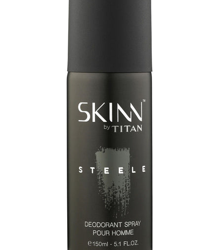 Skinn by Titan Steele Deodorant Spray 150ml - Strong Masculine Fragrance for Men - image 1 of 3 - Deodorant