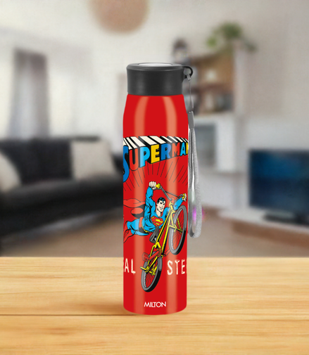 Milton Superman 3D Design Handy Stainless Steel Bottle