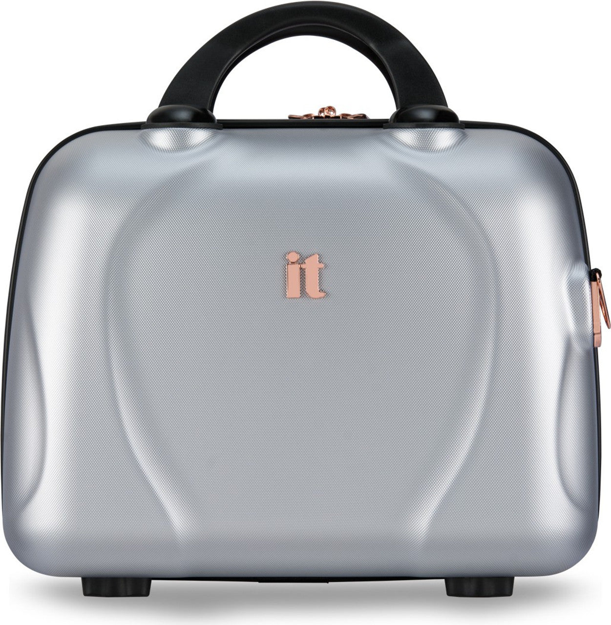 IT Luggage Sparkle Silver Vanity Case