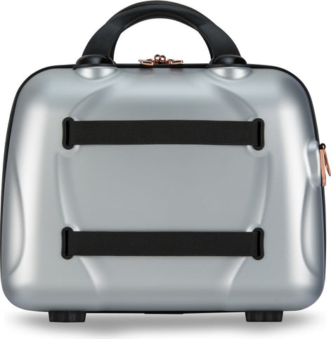 IT Luggage Sparkle Silver Vanity Case