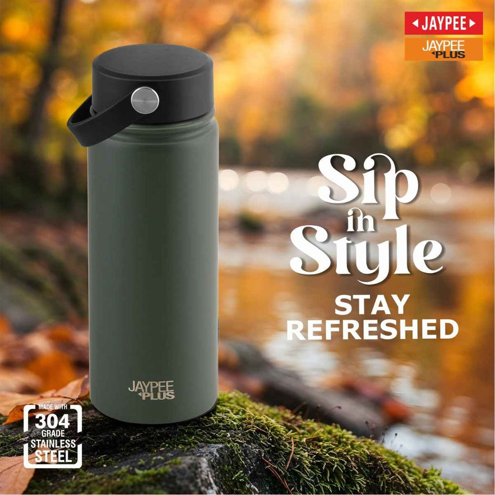 Jaypee Plus Hector Vacuum Insulated SS Bottle Hot & Cold 550ml