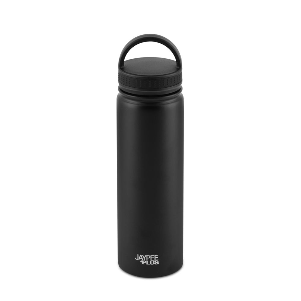 Jaypee Plus Hyrider Vacuum Insulated SS Water Bottle 650ml Black