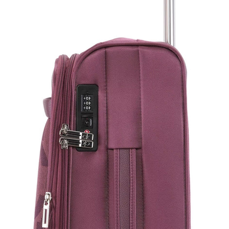 Calvin Klein Gabriana Crushed Berry Trolley Bag