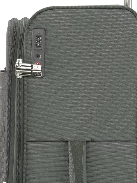 Calvin Klein Check-in Collection Charcoal Trolley Bag