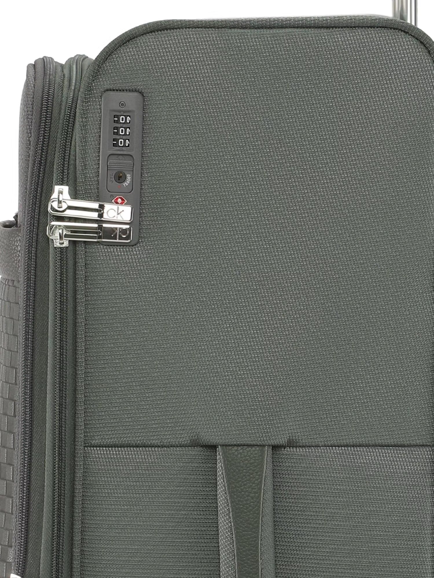 Calvin Klein Check-in Collection Charcoal Trolley Bag