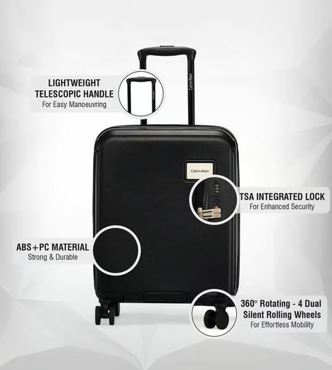 Calvin Klein Bleeker Street Black Trolley Bag
