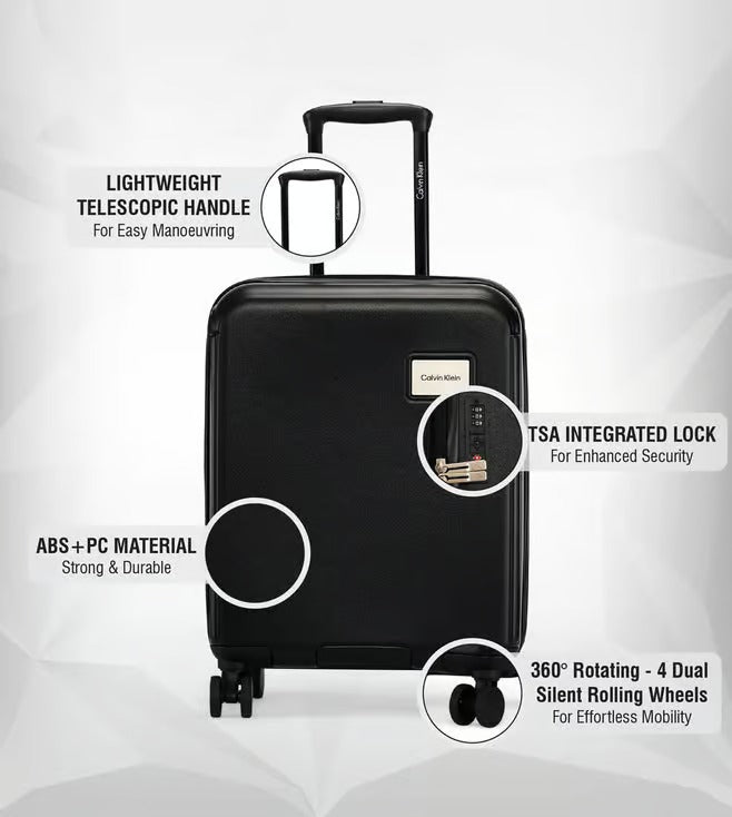 Calvin Klein Bleeker Street Black Trolley Bag