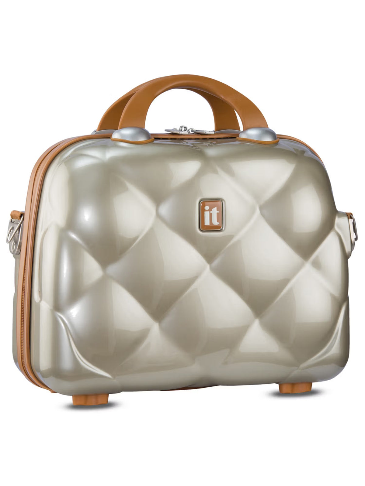 IT Luggage St. Tropez Champagne Vanity Case
