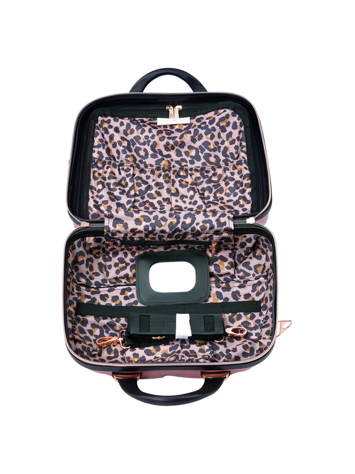 IT Luggage St. Tropez Rose Gold Vanity Case