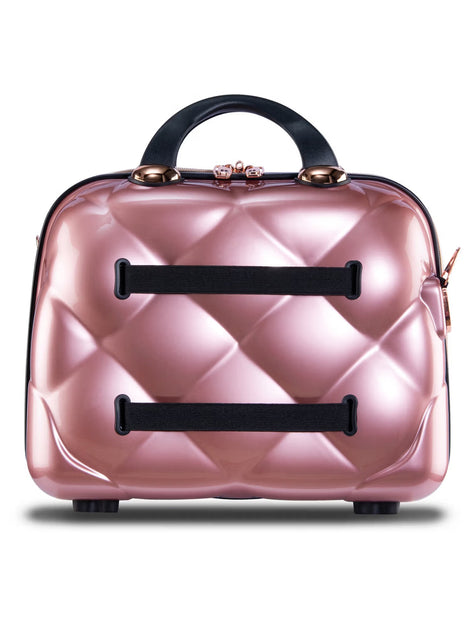 IT Luggage St. Tropez Rose Gold Vanity Case